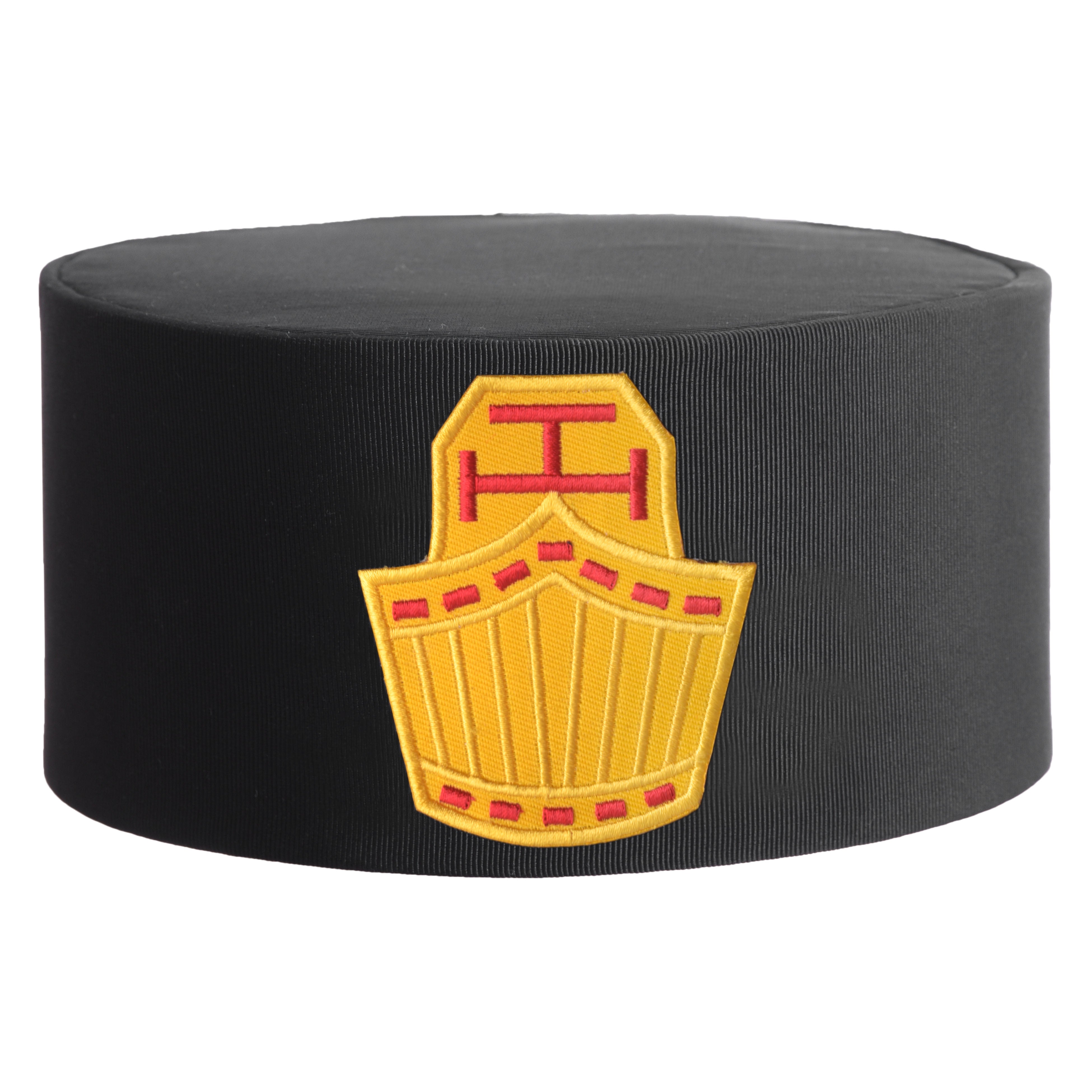 High Priest Royal Arch Chapter Crown Cap - Black With Gold Emblem