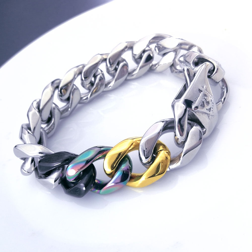 Master Mason Blue Lodge Bracelet - Four Colors stainless steel