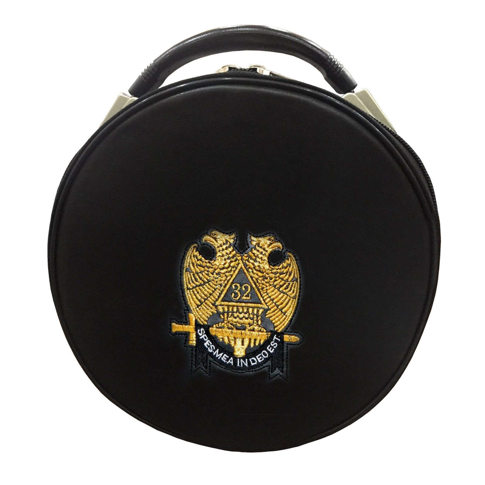 32nd Degree Scottish Rite Crown Cap Case - Double Eagle Black