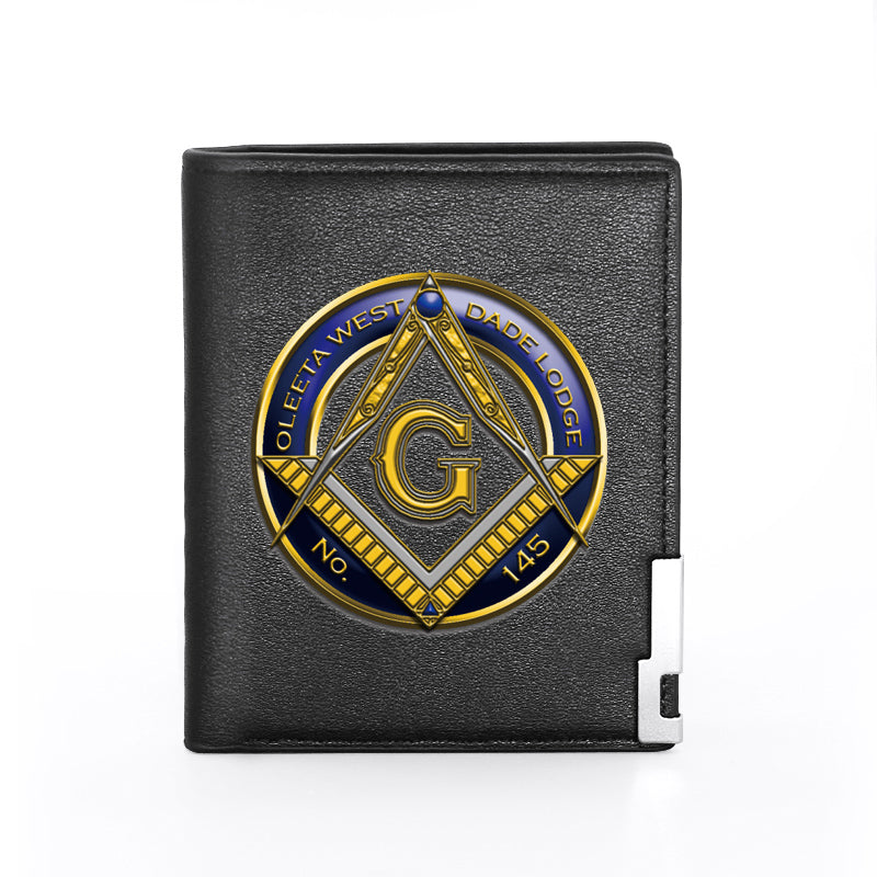 Master Mason Blue Lodge Wallet - Oleeta West Dade Lodge NO 145 B