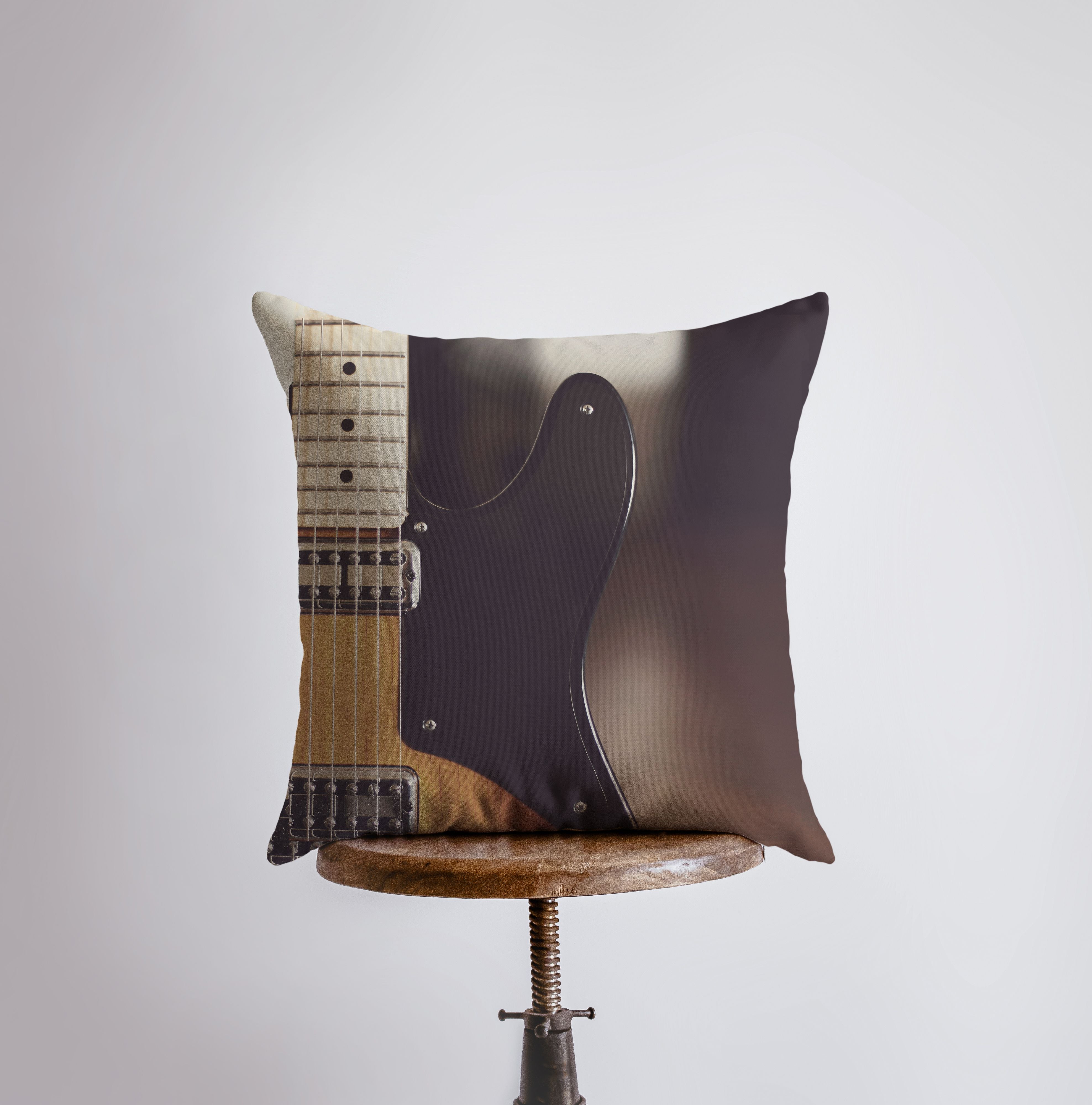 Electric Guitar | Music Lover | Instrument | Pillow Cover | Home Decor | Room Decor | Throw Pillow | Gift for Her | Music Decor | Music Gift