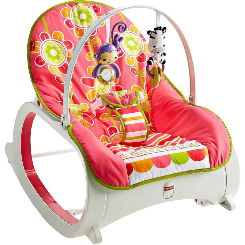 fisher price infant to toddler rocker navy dots