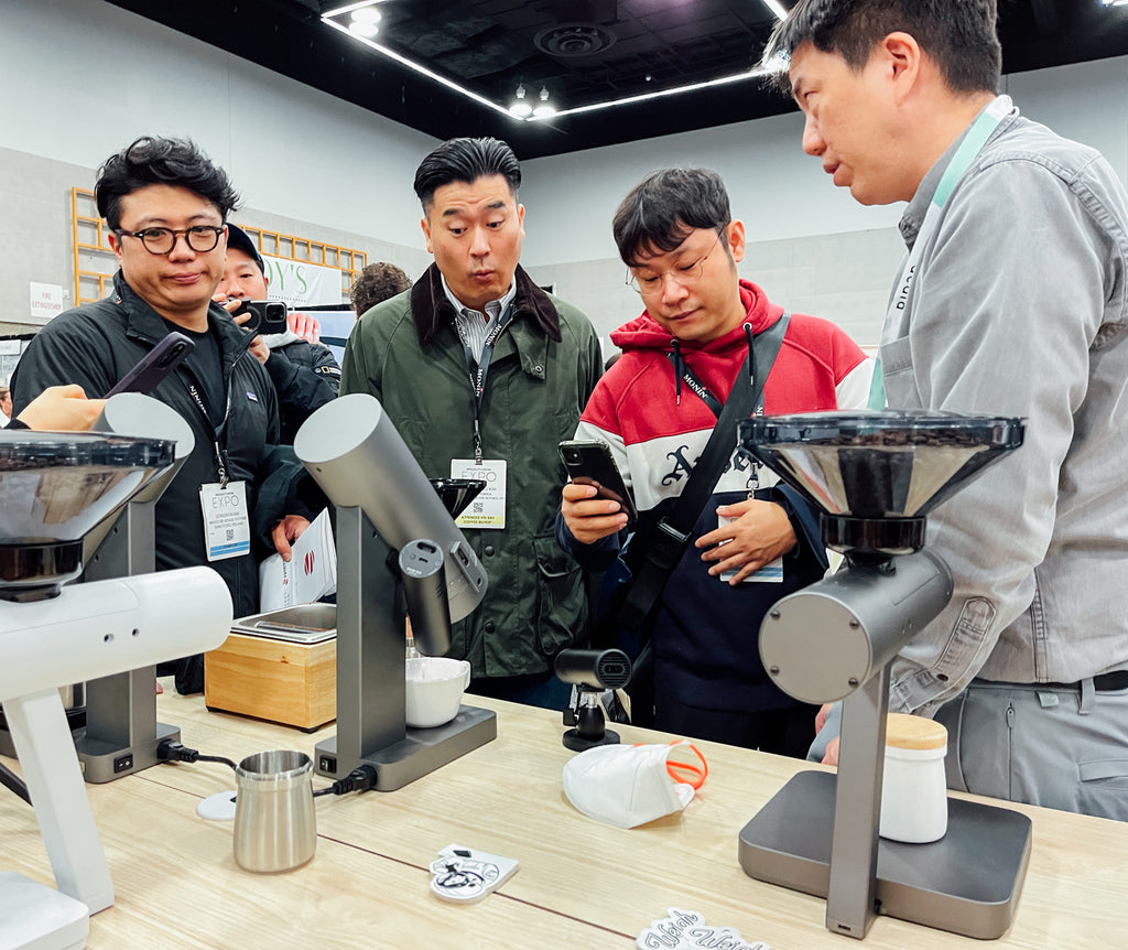 Co founder Rex showing how the Ion Beam works with the Orbit grinder 