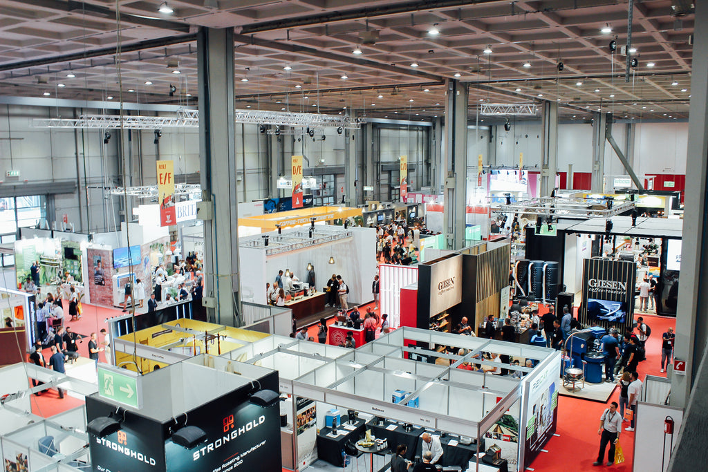 Image of exhibition floor at World of Coffee Milan