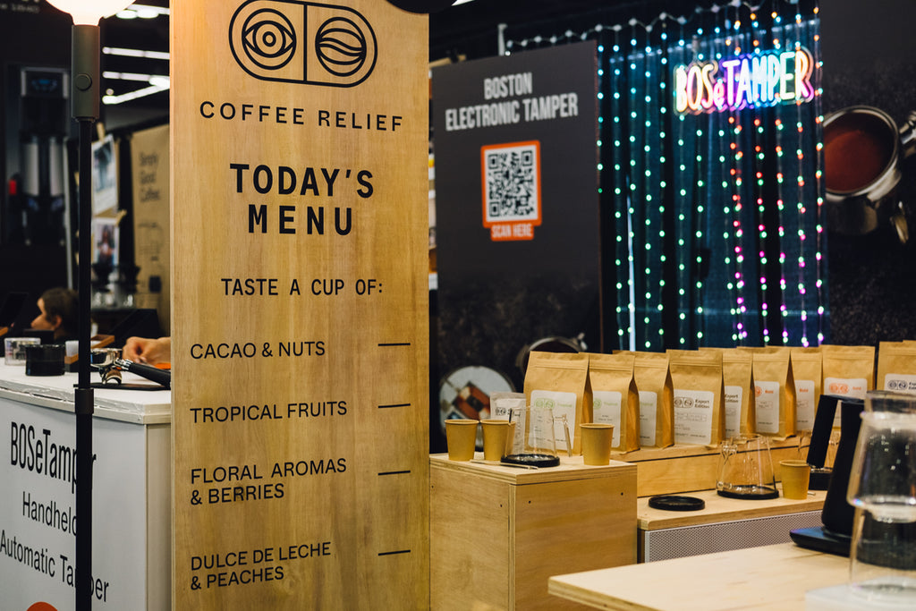 Coffee Relief stand 