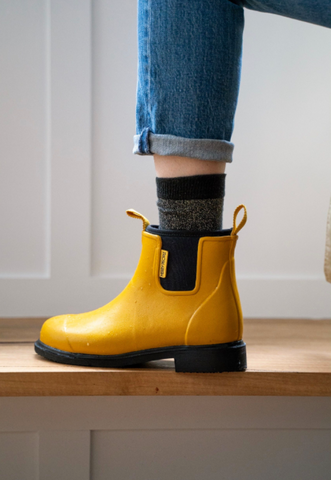 Mustard Boots & Lurex