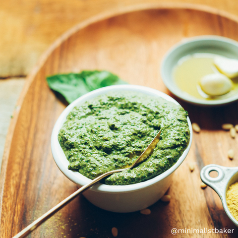 vegan pesto from Minimalist Baker