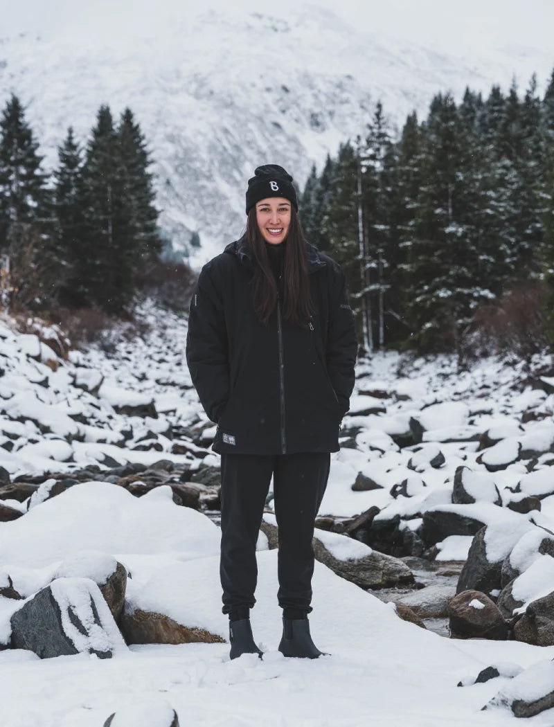 portrait in the snow