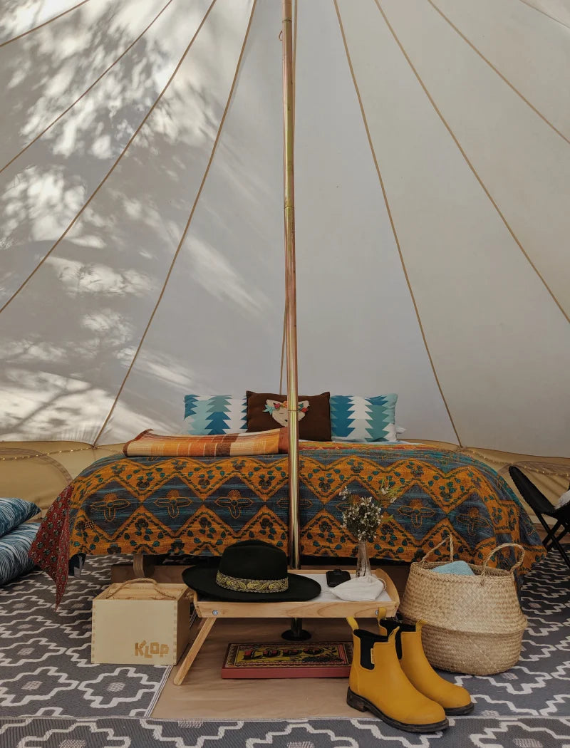 tent interior