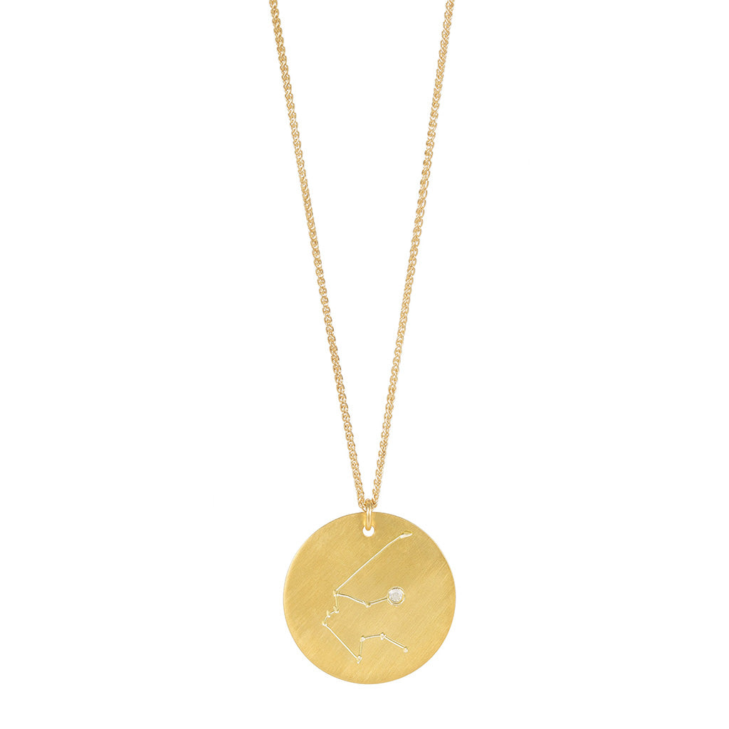 ZODIAC CONSTELLATION PENDANT GOLD 