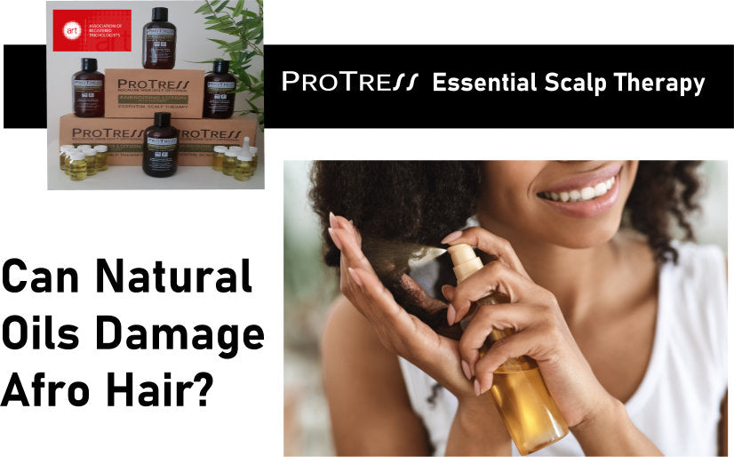 can natural oils damage afro hair