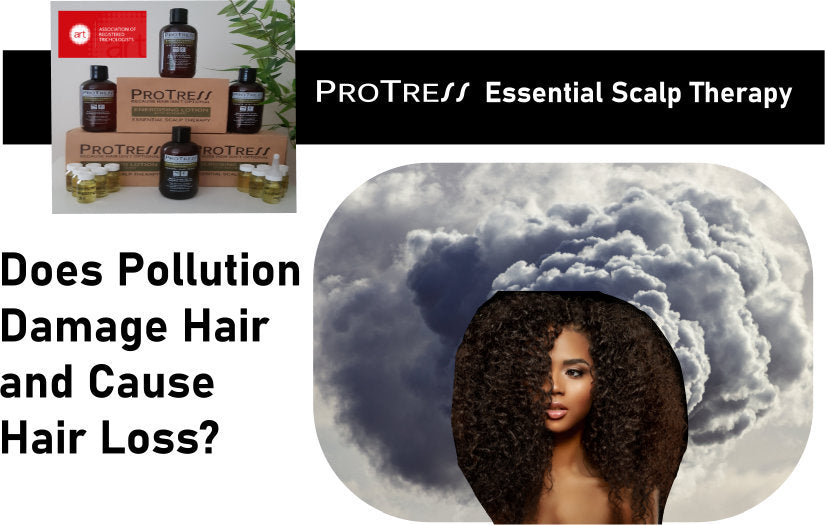 does pollution damage hair and cause hair loss?