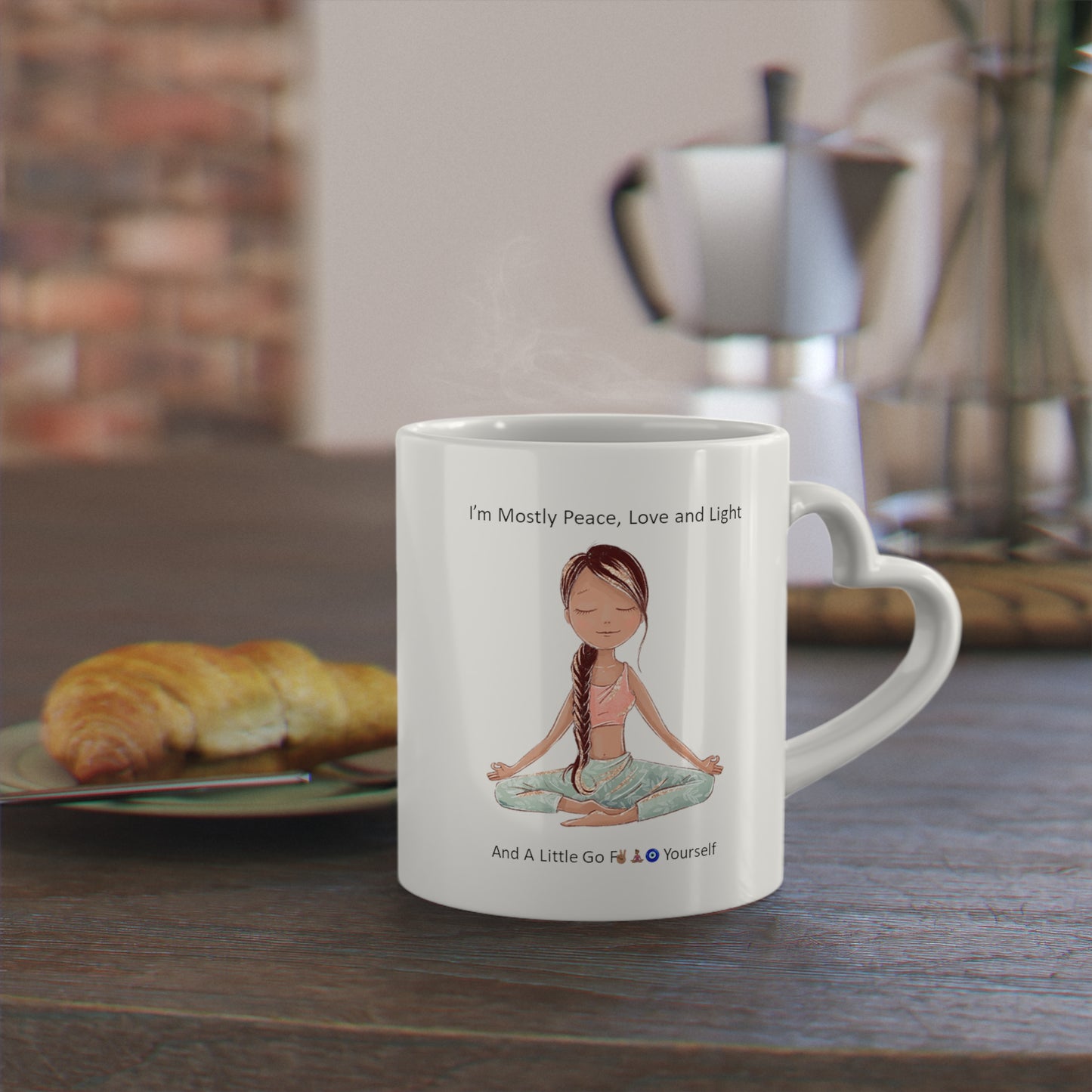 Yoga 'Cause Punching People Is Frowned Upon Mug - Folksy