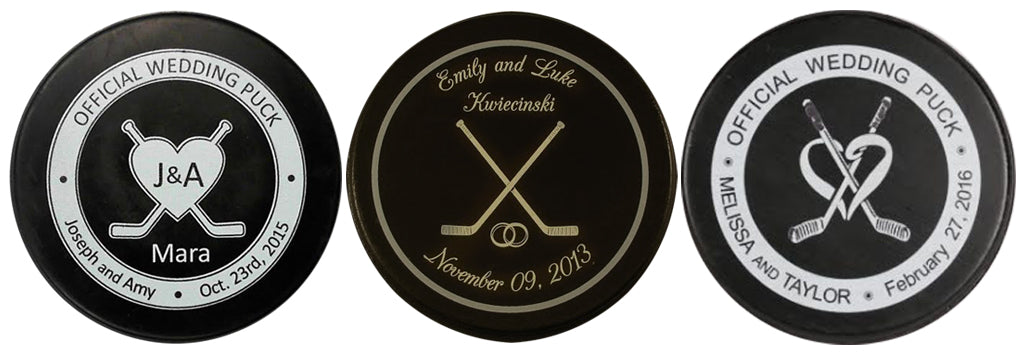 Custom Printed Logo Hockey Pucks Wedding Occasion Cheap Quality Pucks