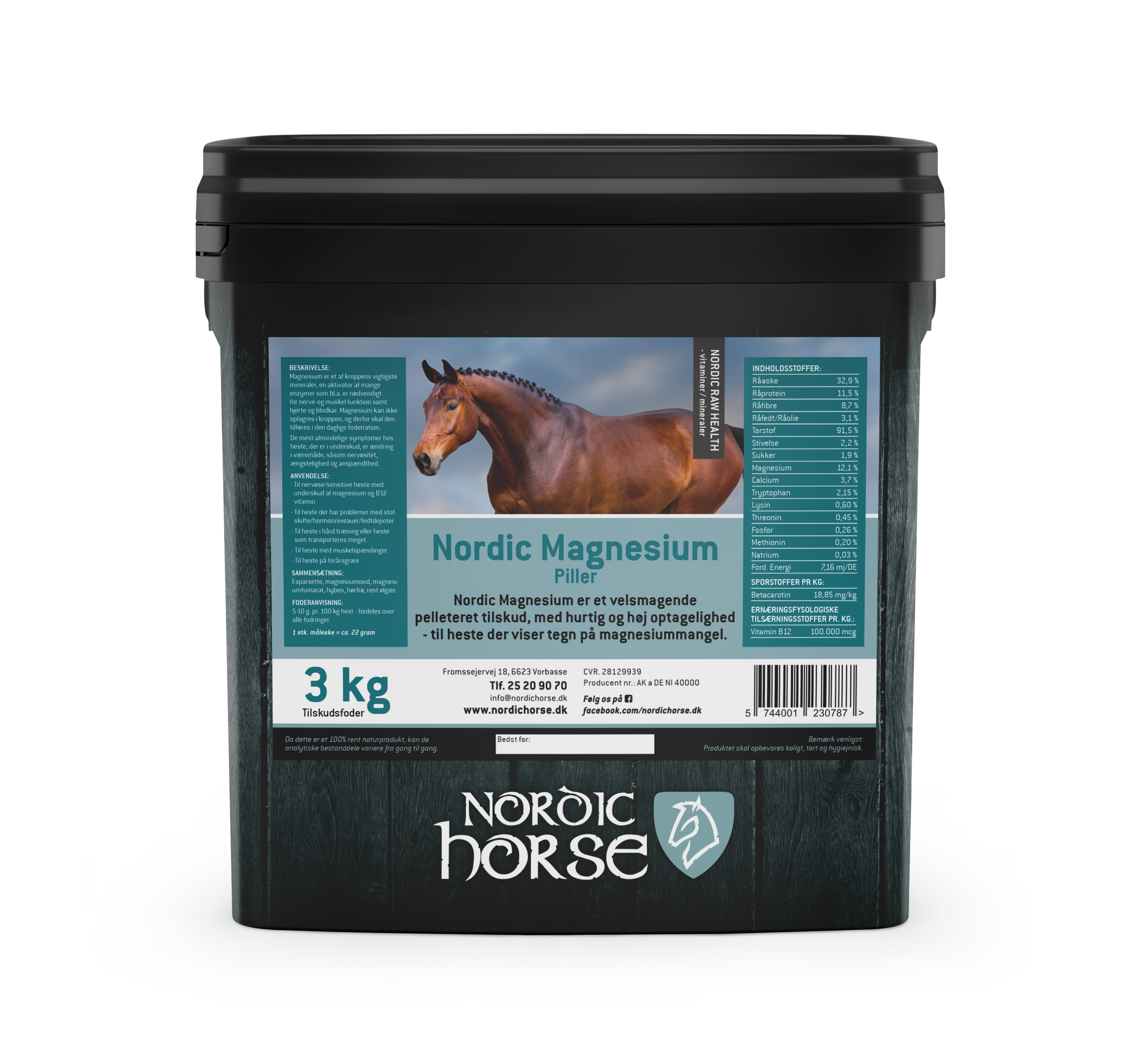 Nordic Magnesium velsmagende i piller - Nordichorse