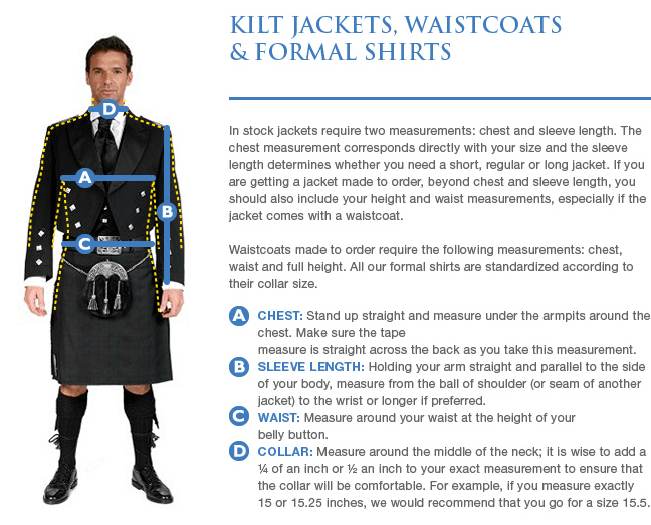 Measuring Guide | Scotland Kilt Co