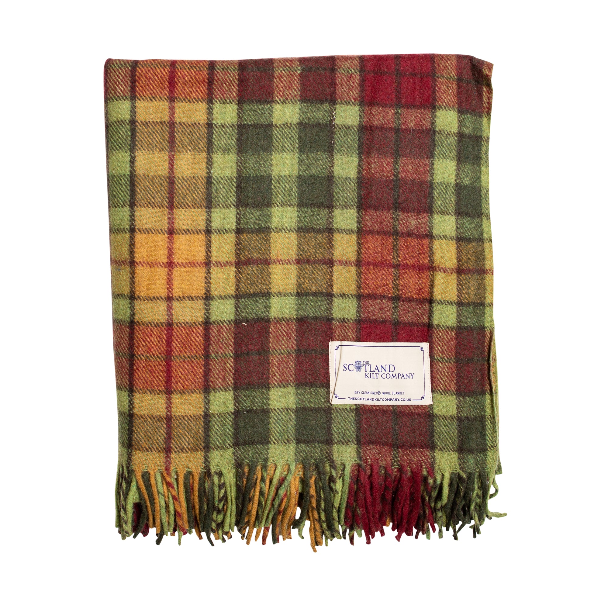 Wool Tartan Blanket - 60'' x 70'' - Buchanan Autumn - Scotland Kilt Co product image