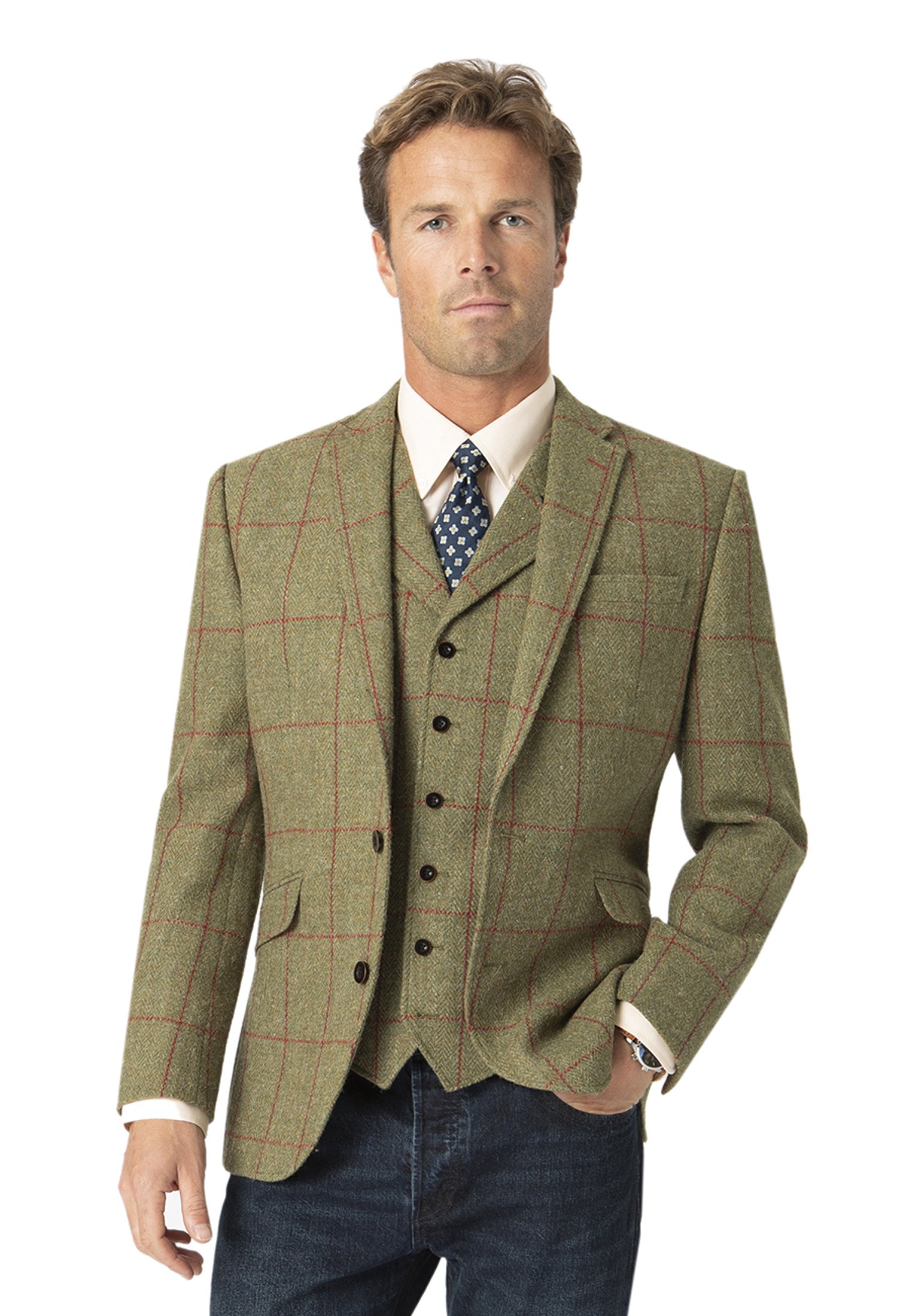 harris tweed long coat