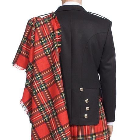 The Clansman Prince Charlie Jacket Full Dress Clan Crested Heavyweight ...