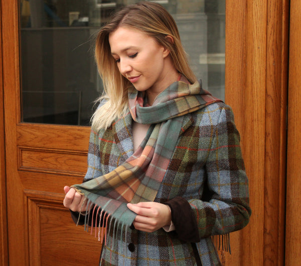 Buy Tartan Scarf, Scottish Wool Scarf Online - Dreamy London – dreamylondon