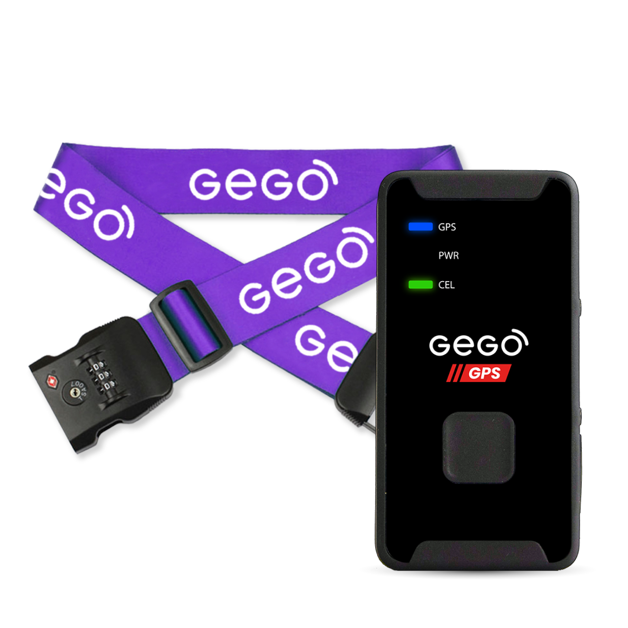 GEGO GPS Luggage Tracker (Airline Compliant) US and International,  Real-Time, 4G LTE GPS Tracking/Baggage Recovery Service (Incl. Mobile App)
