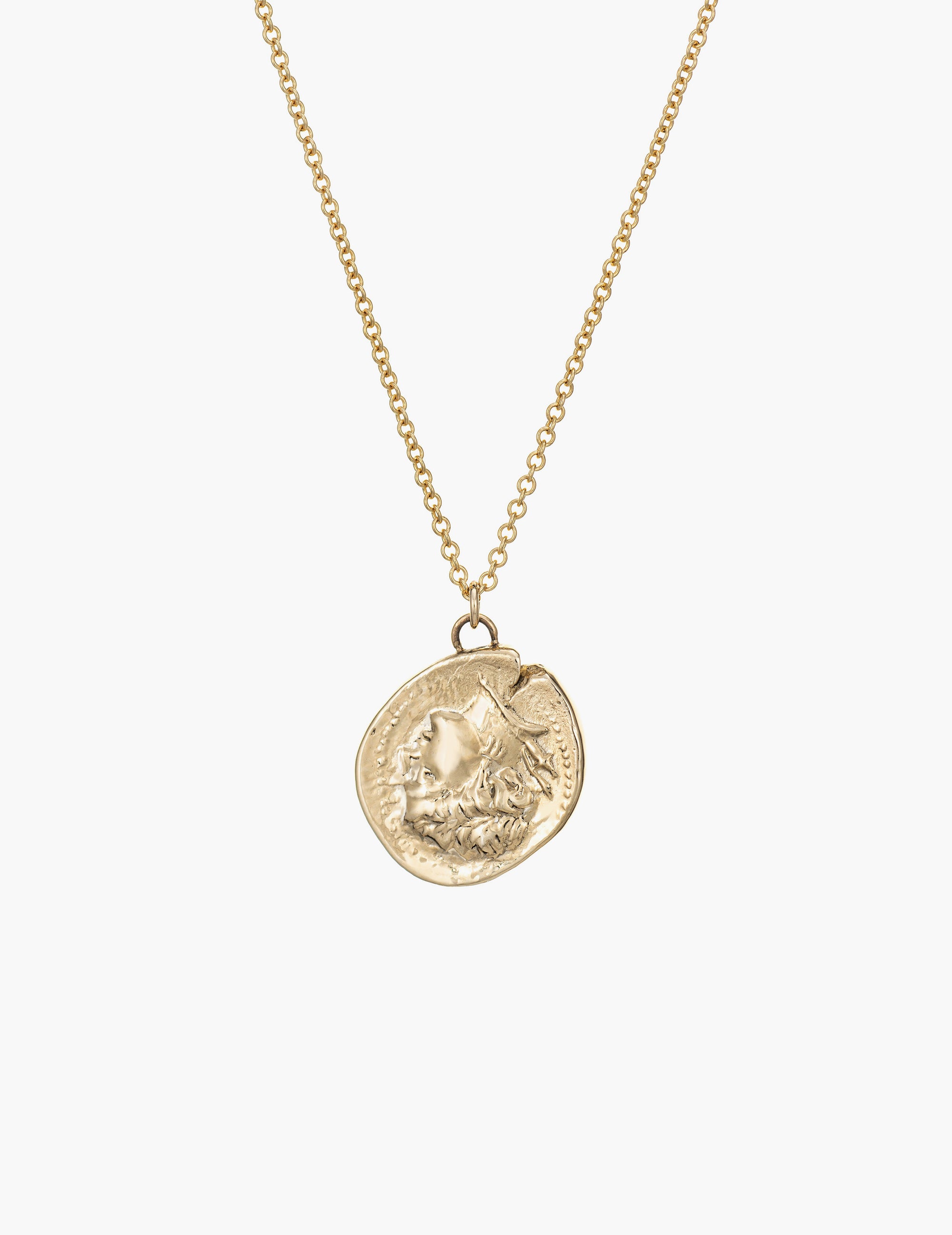 Vintage Gold Plated Chain with Gold Horse Coin Pendant 18 –  erinknightdesigns
