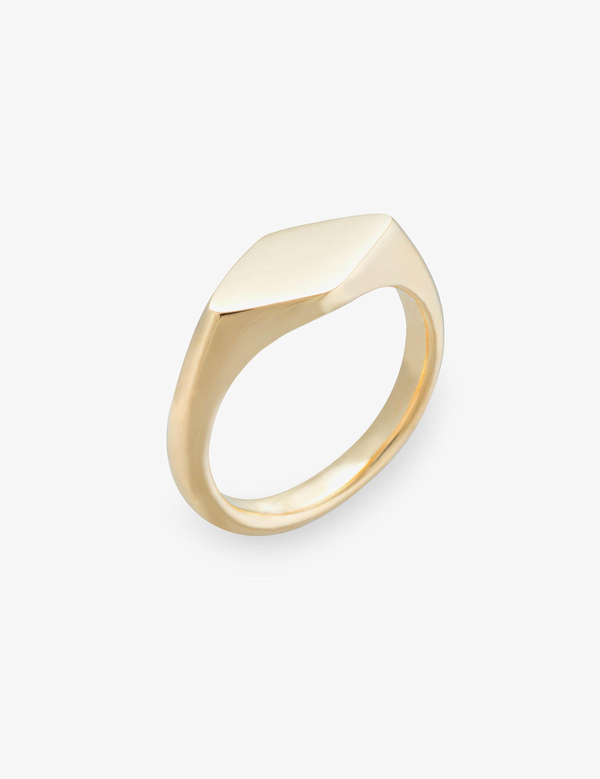 Kathryn Signet Bentley Hexagon Ring -