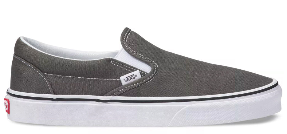 charcoal slip on vans