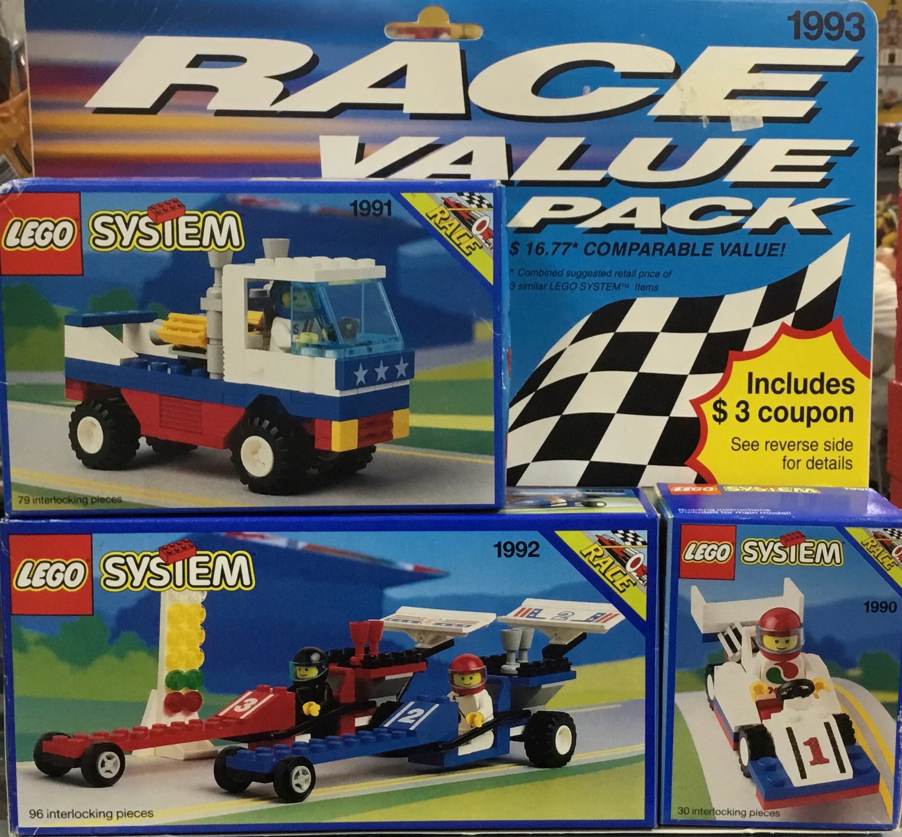 Race Value Pack, 1993 Atlanta Brick Co