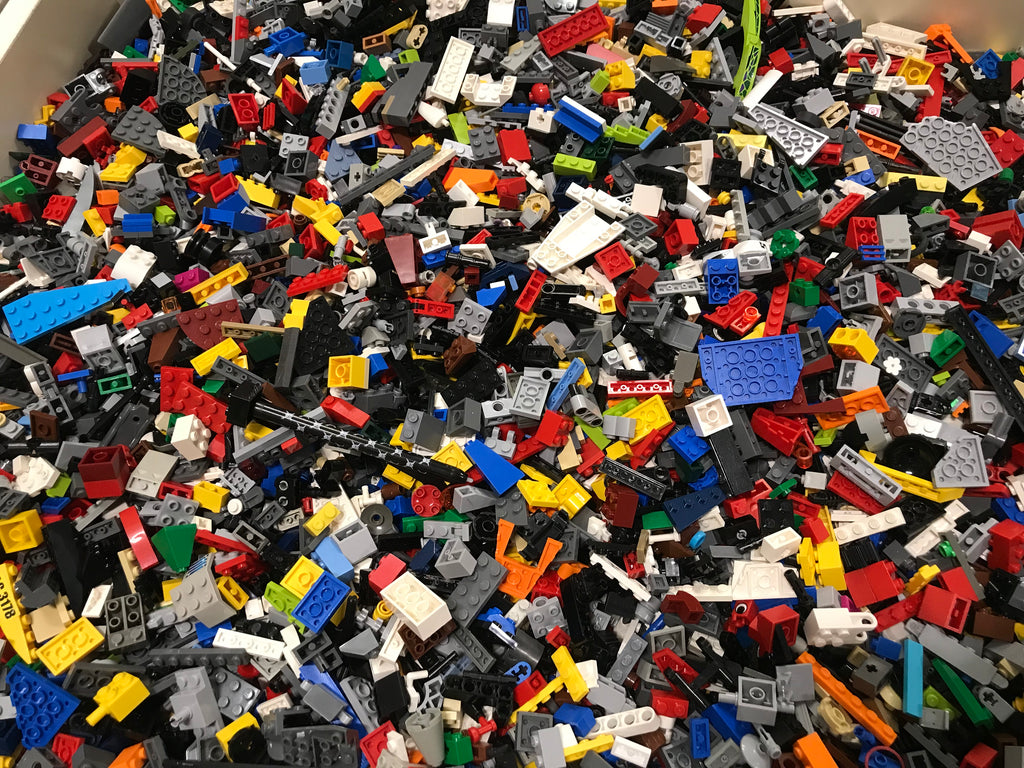 random lego pieces