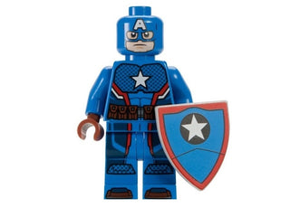 Toy Fair 2012 Captain America Lego Minifigure, sh028 – United Brick Co.