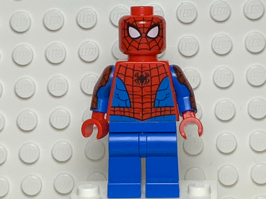 Lego MINIFIGURE Spider-man 3 Dark Blue Arms and Legs, Silver Webbing -   Norway