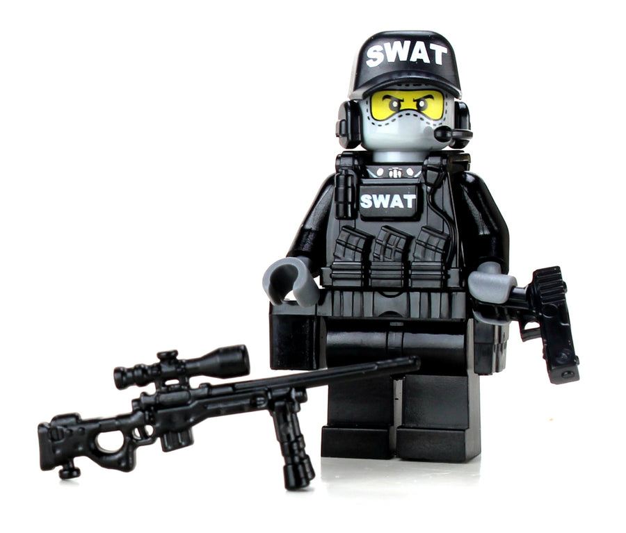 Swat Police Officer Assaulter - Custom Military LEGO¨ Minifigure – Bricks &  Minifigs Eugene
