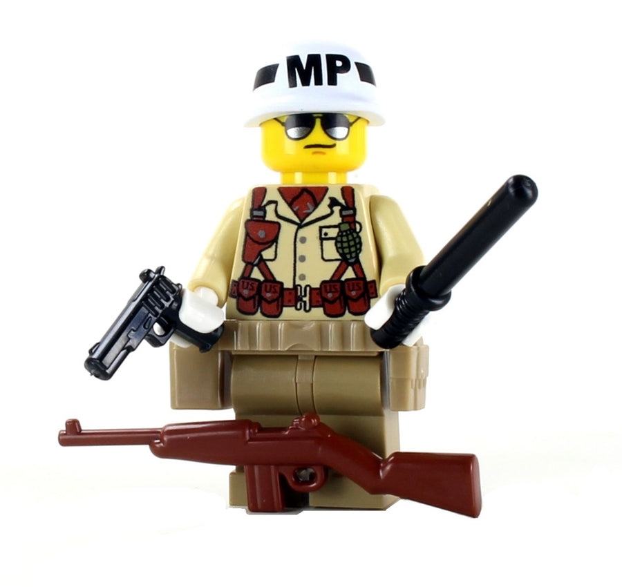 Custom German WW2 MG Soldier Made W/ Real LEGO® minifigure