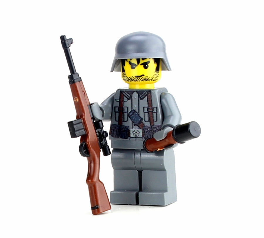 WWII German Soldier Anti-Tank Rocket Custom Minifigure – Atlanta Brick Co