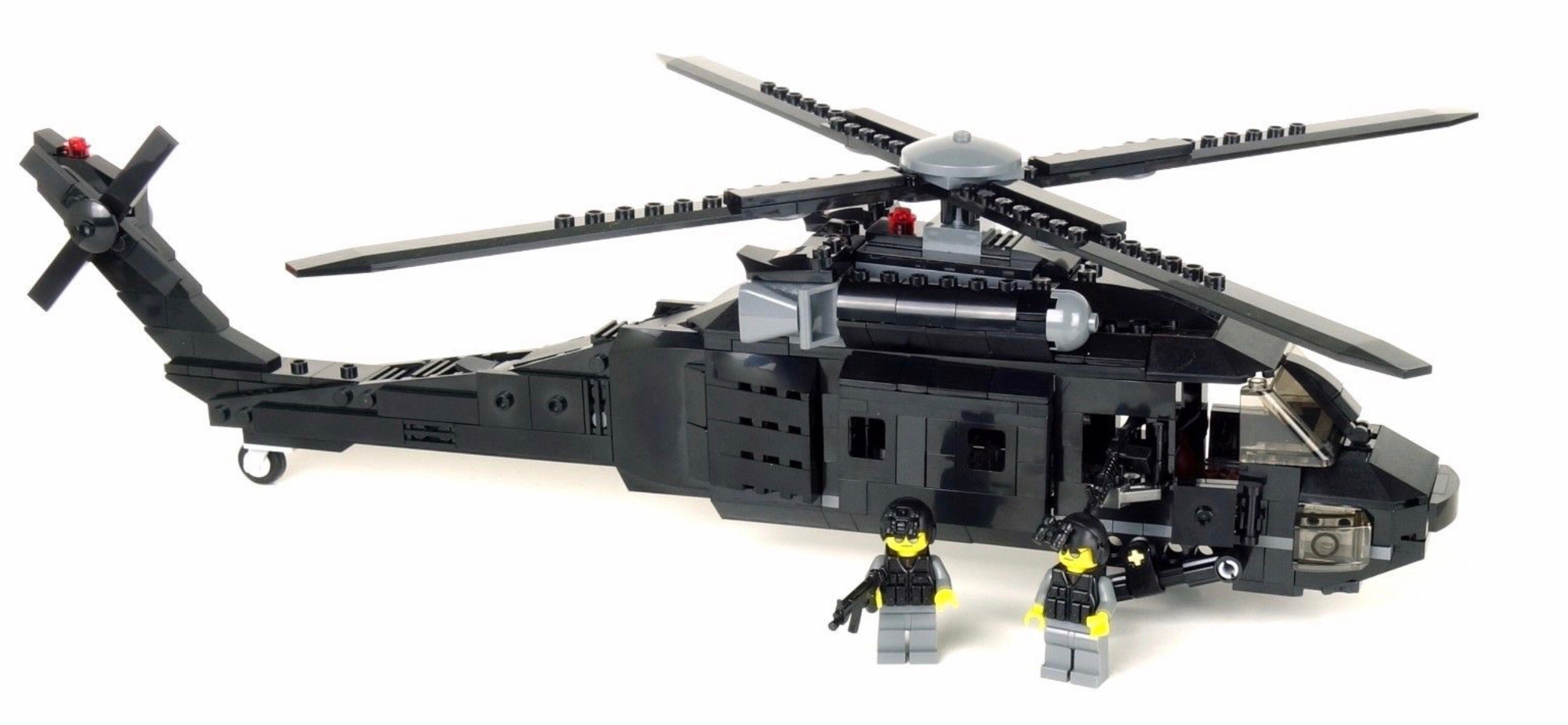 lego helicopter black hawk