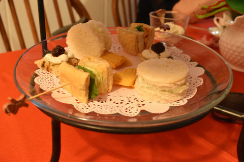 Christmas tea sandwiches