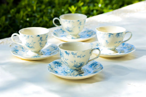 toile teacups