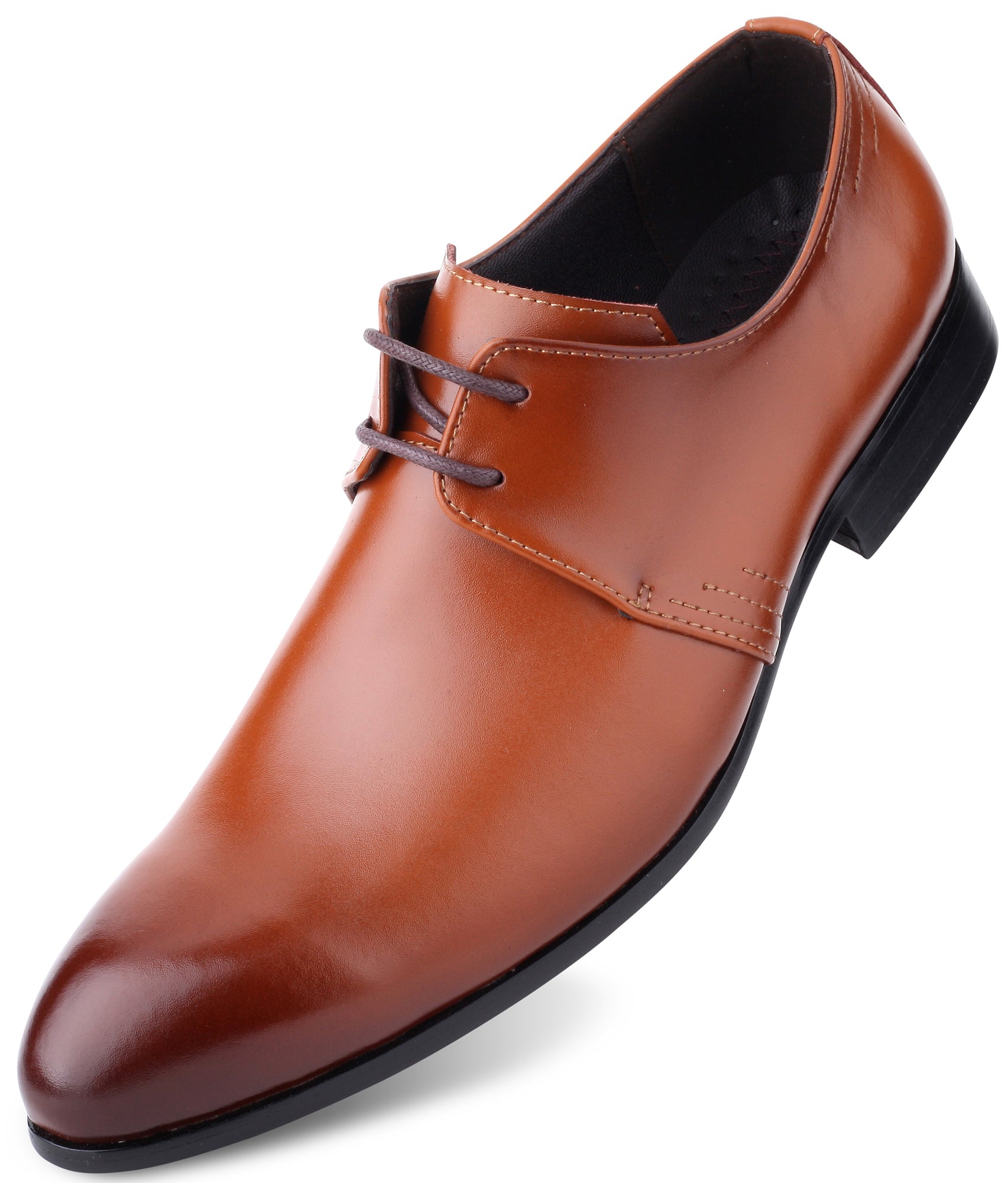 Plain Toe Oxford Shoes-Umber– Mio Marino