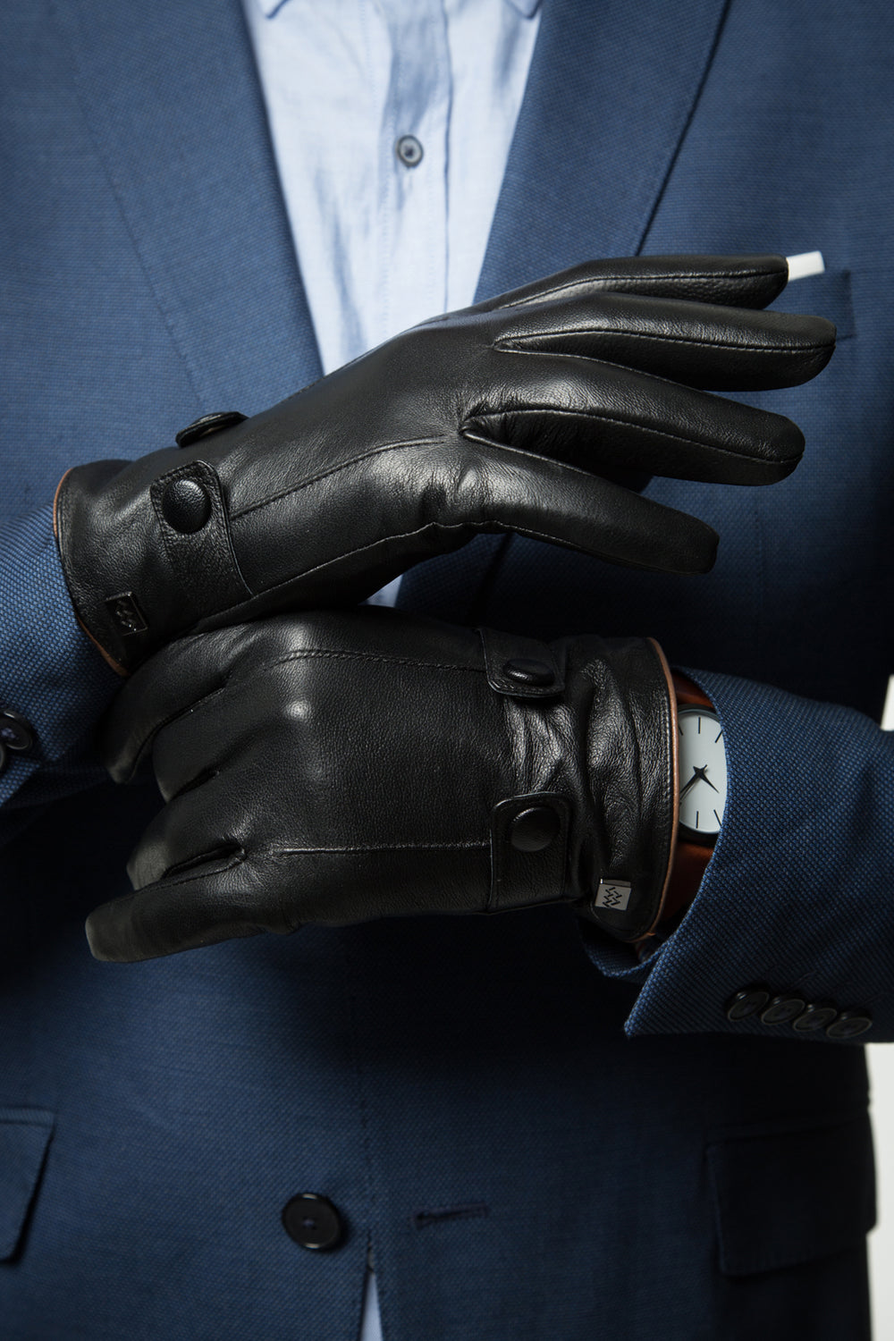 real leather gloves