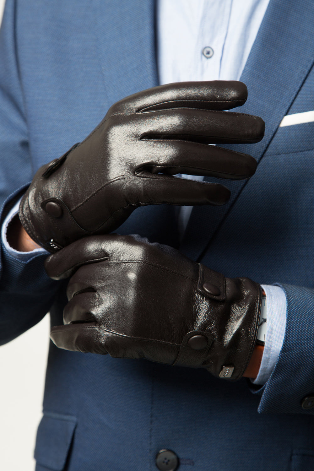 real leather gloves