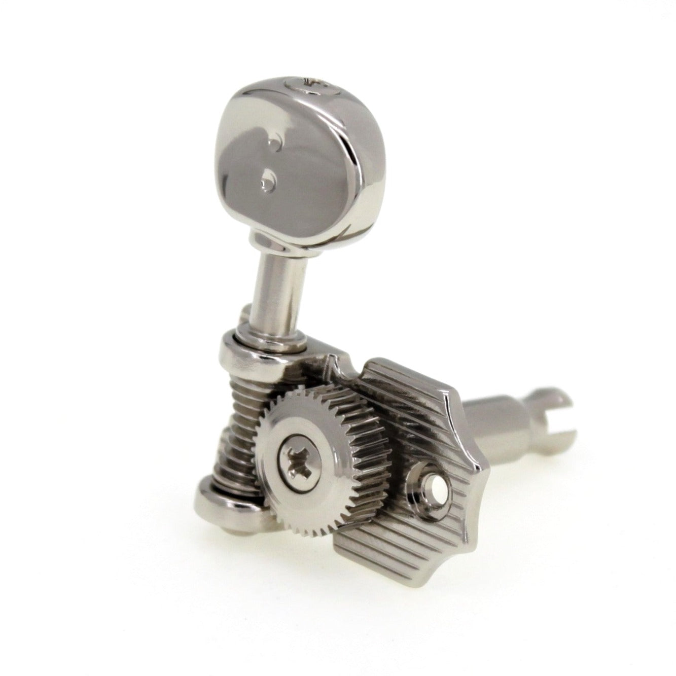 6-In-Line Retro Fender Style Ratio Machine Heads (PRN-4624-N0, Nickel Finish) - Graph Tech Guitar Labs product image