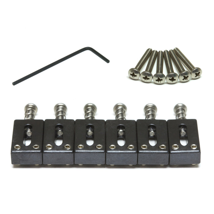 Model 8000-F0 Saddles compatible with Strat & Tele Bridges Str.Sp. 55.35mm (2-3/16")