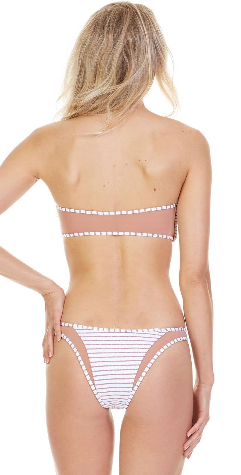 South Beach Swimsuits Tori Praver Royale Fine Rib Bikini Top