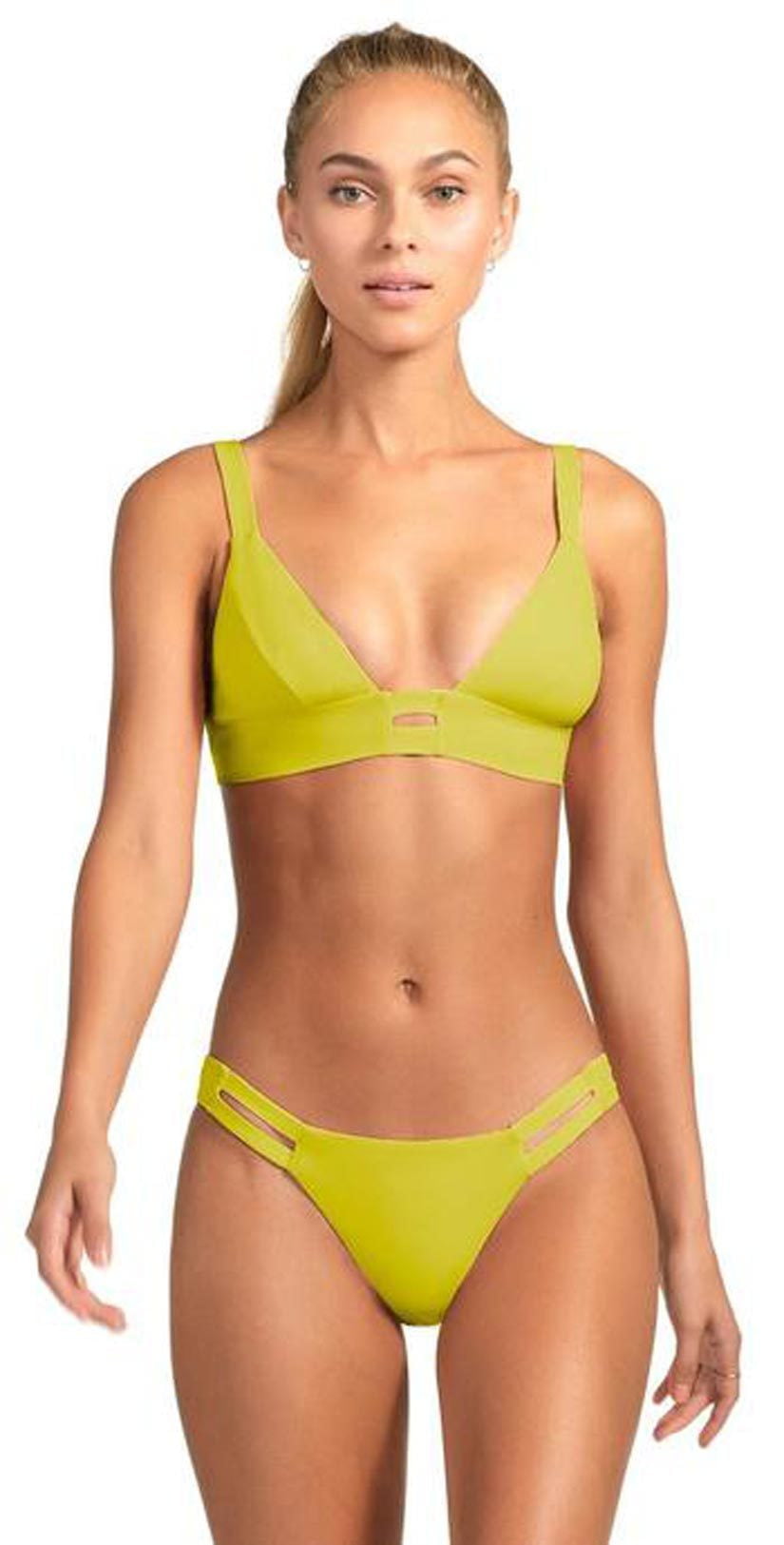 Asera Micro Bralette - Yellow – The Lux Lines