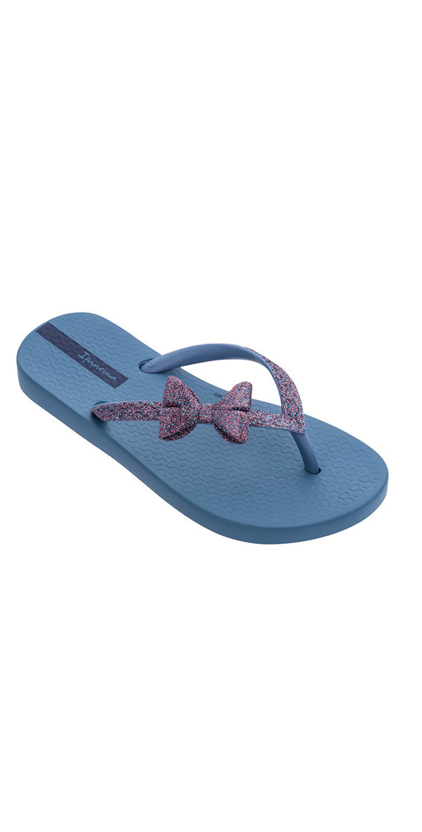 ipanema glitter bow flip flops