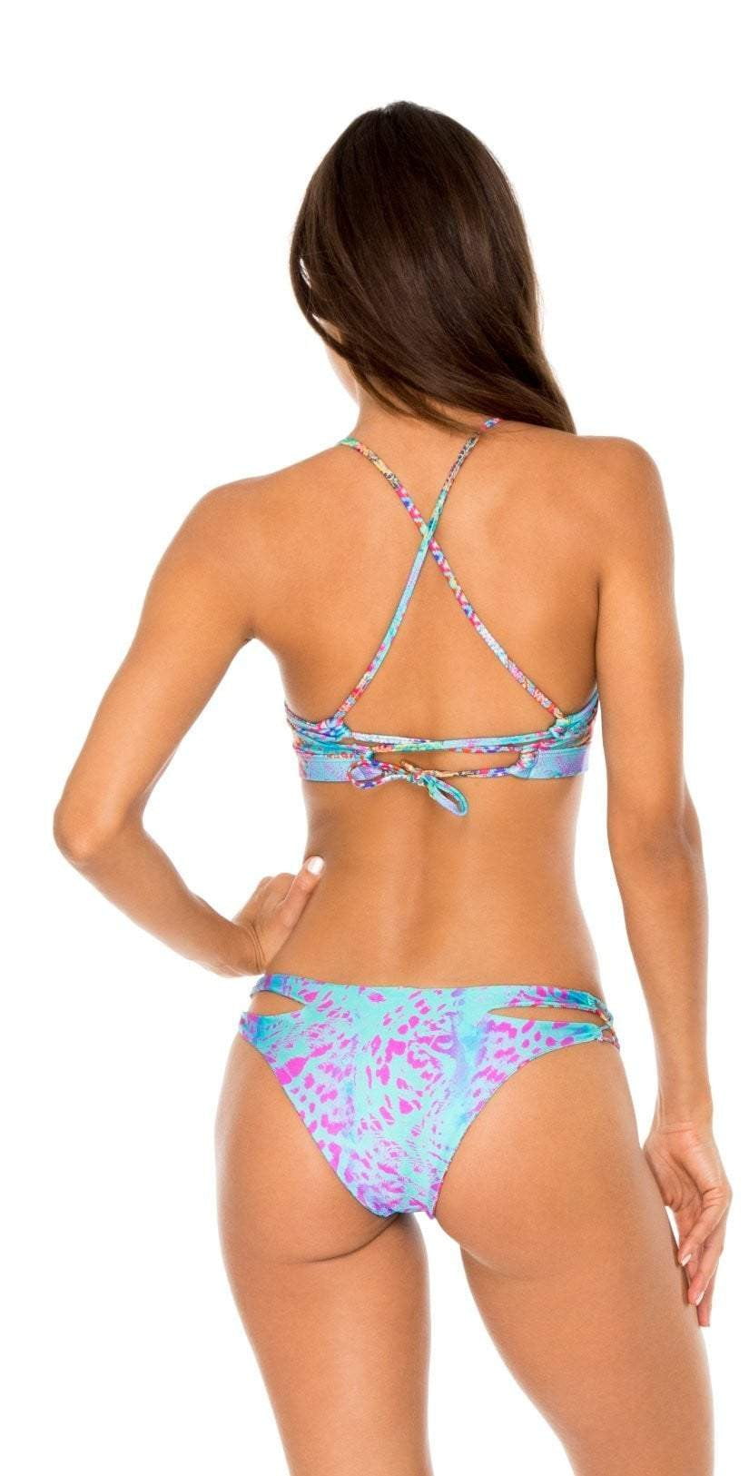 Luli Fama Women's Cosita Buena Molded Push-Up Halter Bikini Top - ShopStyle  Two Piece Swimsuits