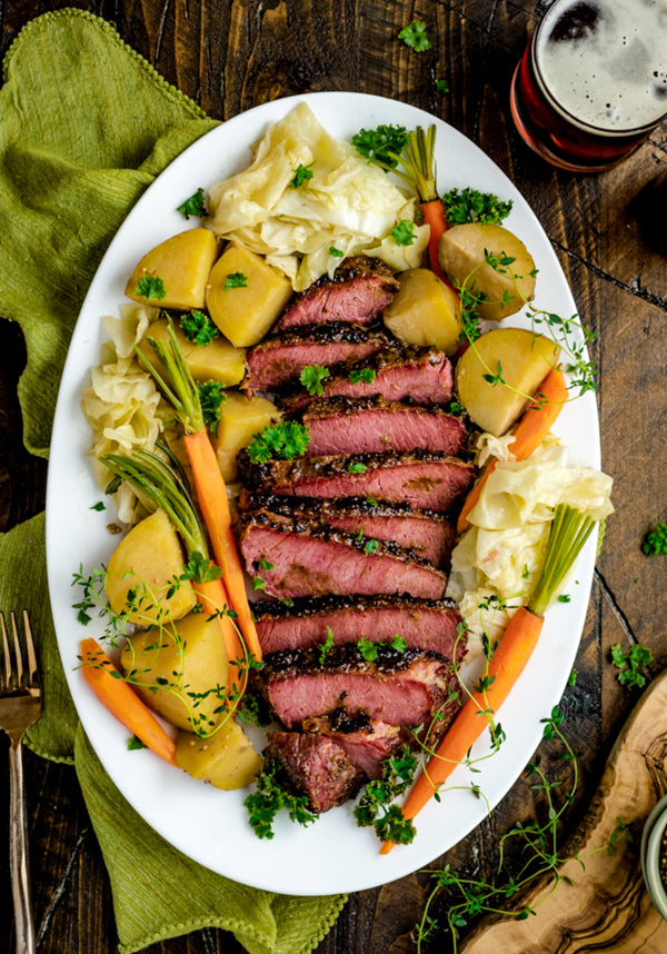 Host the Toast Slow Cooker Corned Beef with Sweet Mustard Glaze