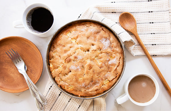 French Apple Rum Cake Recipe