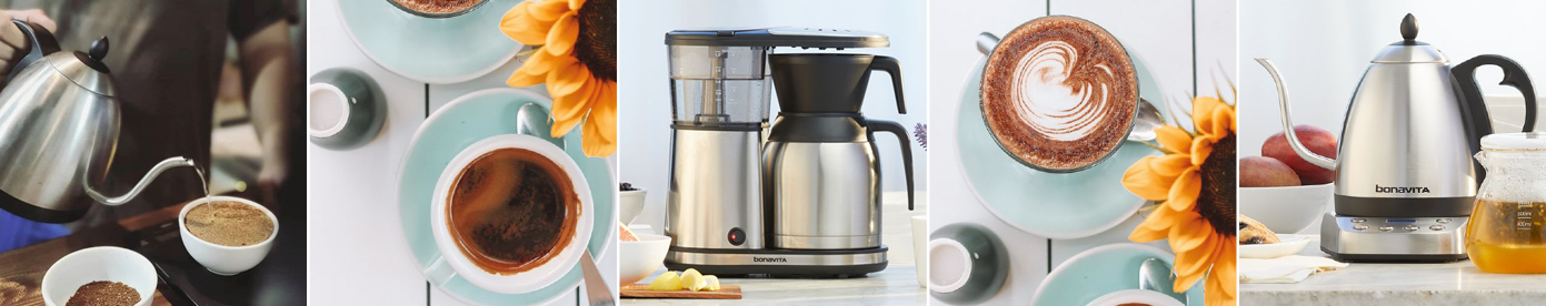 Bonavita One Touch 8 Cup Coffee Maker - Brew 1L with One Touch